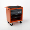CHARIOT ALYCO ORANGE PORTAIL 2 TIROIRS 678x459x702MM